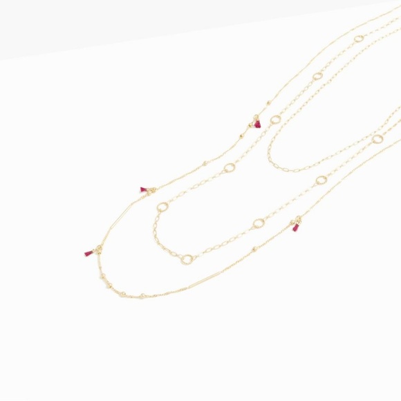 NEW Madewell Festway Layered Necklace
